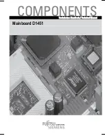 Preview for 1 page of Fujitsu D1451 Technical Manual