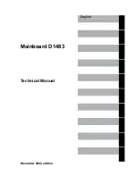 Preview for 5 page of Fujitsu D1483 Tehnical Manual