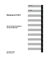 Preview for 5 page of Fujitsu D1837 Technical Manual