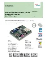 Fujitsu D2156-S2 Datasheet предпросмотр