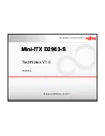 Preview for 1 page of Fujitsu D2963-S Technotes