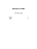 Preview for 11 page of Fujitsu D3003 Short Description