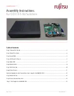 Preview for 1 page of Fujitsu D3313-S Assembly Instructions Manual