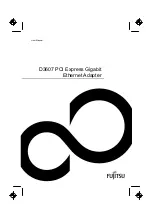 Preview for 1 page of Fujitsu D3607 User Manual