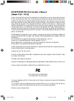 Fujitsu DESKPOWER P321 User Manual preview