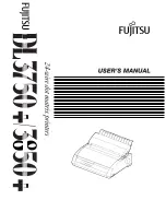 Fujitsu DL-3750+ User Manual предпросмотр