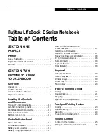 Preview for 6 page of Fujitsu E Series User Manual