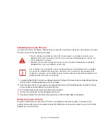 Preview for 87 page of Fujitsu E8420 - LifeBook - Core 2 Duo 2.26 GHz (French) Manual D'Utilisation