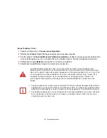 Preview for 98 page of Fujitsu E8420 - LifeBook - Core 2 Duo 2.26 GHz (French) Manual D'Utilisation