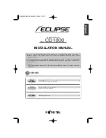 Fujitsu Eclipse CD 1000 Installation Manual preview