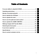 Preview for 5 page of Fujitsu Eclipse CD 1000 Owner'S Manual