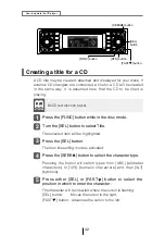 Предварительный просмотр 42 страницы Fujitsu ECLIPSE CD8443 Owner'S Manual