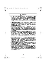 Предварительный просмотр 3 страницы Fujitsu ECLIPSE CD8445 Owner'S Manual