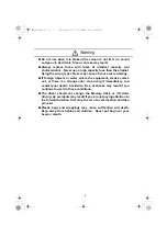 Предварительный просмотр 5 страницы Fujitsu ECLIPSE CD8445 Owner'S Manual