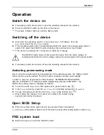 Preview for 29 page of Fujitsu ESPRIMO A525-L Operating Manual