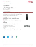 Fujitsu ESPRIMO C720 Datasheet preview