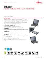 Fujitsu ESPRIMO Mobile U9210 Datasheet preview