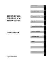 Предварительный просмотр 5 страницы Fujitsu ESPRIMO P5635 Operating Manual