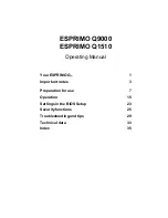 Preview for 5 page of Fujitsu ESPRIMO Q1510 Operating Manual