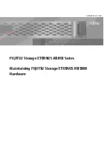 Предварительный просмотр 1 страницы Fujitsu ETERNUS AB Series Maintaining Hardware