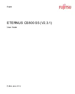 Preview for 1 page of Fujitsu ETERNUS CS800 S5 User Manual