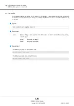 Предварительный просмотр 129 страницы Fujitsu Eternus DX410 S2 Cli User'S Manual