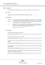 Предварительный просмотр 266 страницы Fujitsu Eternus DX410 S2 Cli User'S Manual