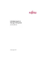 Предварительный просмотр 1 страницы Fujitsu ETERNUS JX40 S2 Operating Manual