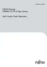 Предварительный просмотр 1 страницы Fujitsu ETERNUS LT270 S2 User'S Manual -Panel Operation