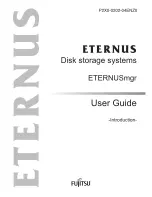 Fujitsu ETERNUS User Manual preview