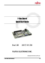 Предварительный просмотр 1 страницы Fujitsu F-Cue Quick Start Manual