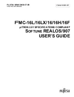 Fujitsu F2MC-16L Series User Manual preview