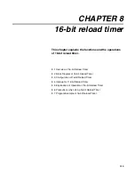 Preview for 263 page of Fujitsu F2MC-16LX Series Hardware Manual