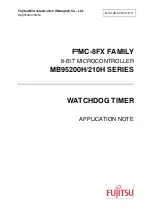 Preview for 1 page of Fujitsu F2MC-8FX MB95200H/210H Series Application Note