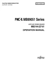 Fujitsu F2MC-8L MB89051 Series Operation Manual preview