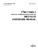 Fujitsu F2MC FAMILY MB2142-03 Hardware Manual preview