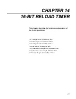 Preview for 253 page of Fujitsu F2MCTM-16LX Hardware Manual