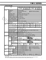 Preview for 2 page of Fujitsu FBR12 Specification Sheet