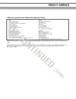Preview for 7 page of Fujitsu FBR211 SERIES Manual
