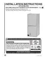 Предварительный просмотр 1 страницы Fujitsu FH2417PTSJSN Installation Instructions Manual