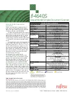 Preview for 2 page of Fujitsu fi-4640S Brochure & Specs