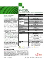 Preview for 2 page of Fujitsu fi-4750L Brochure & Specs