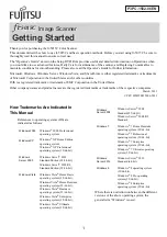 Fujitsu fi-5015 Getting Started preview
