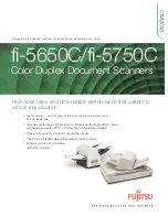 Fujitsu fi 5750C - Document Scanner Brochure & Specs preview