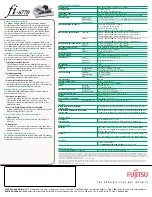 Предварительный просмотр 2 страницы Fujitsu fi-6670 Series Specifications