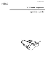 Fujitsu fi-748PRB Operator'S Manual preview