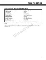 Preview for 5 page of Fujitsu FKB4726 SERIES Specifications