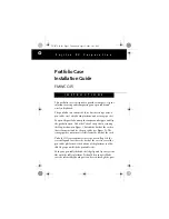 Preview for 1 page of Fujitsu FMWCC45 Installation Manual