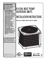 Fujitsu FO14R Series Installation Instructions Manual preview