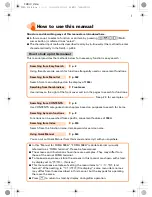 Preview for 3 page of Fujitsu FOMA F884i Docomo Instruction Manual